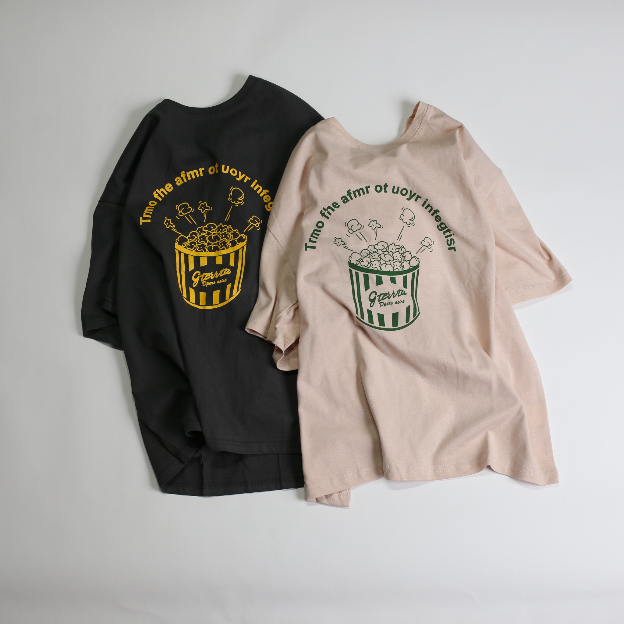 ポップコーン プリントTシャツ / popcorn tee (レディース 服