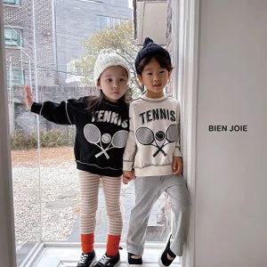 ［NEW］bien joie ボーダー リブ レギンス