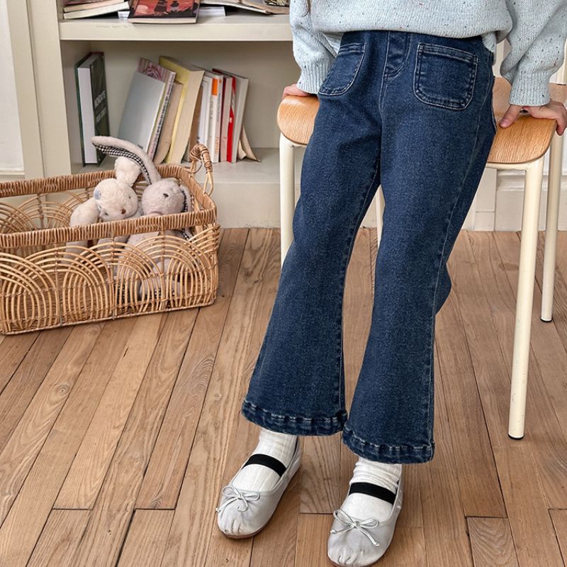 ENEU エヌー / ポケットフレアデニム フロントポケット/ ハンナミ 韓国 ENEU エヌー / ポケットフレアデニム フロントポケット