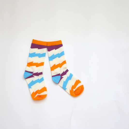 ギザギザパターン ソックス / gizagiza pattern socks (こども服) - kids clothes shop GUZUGUZU