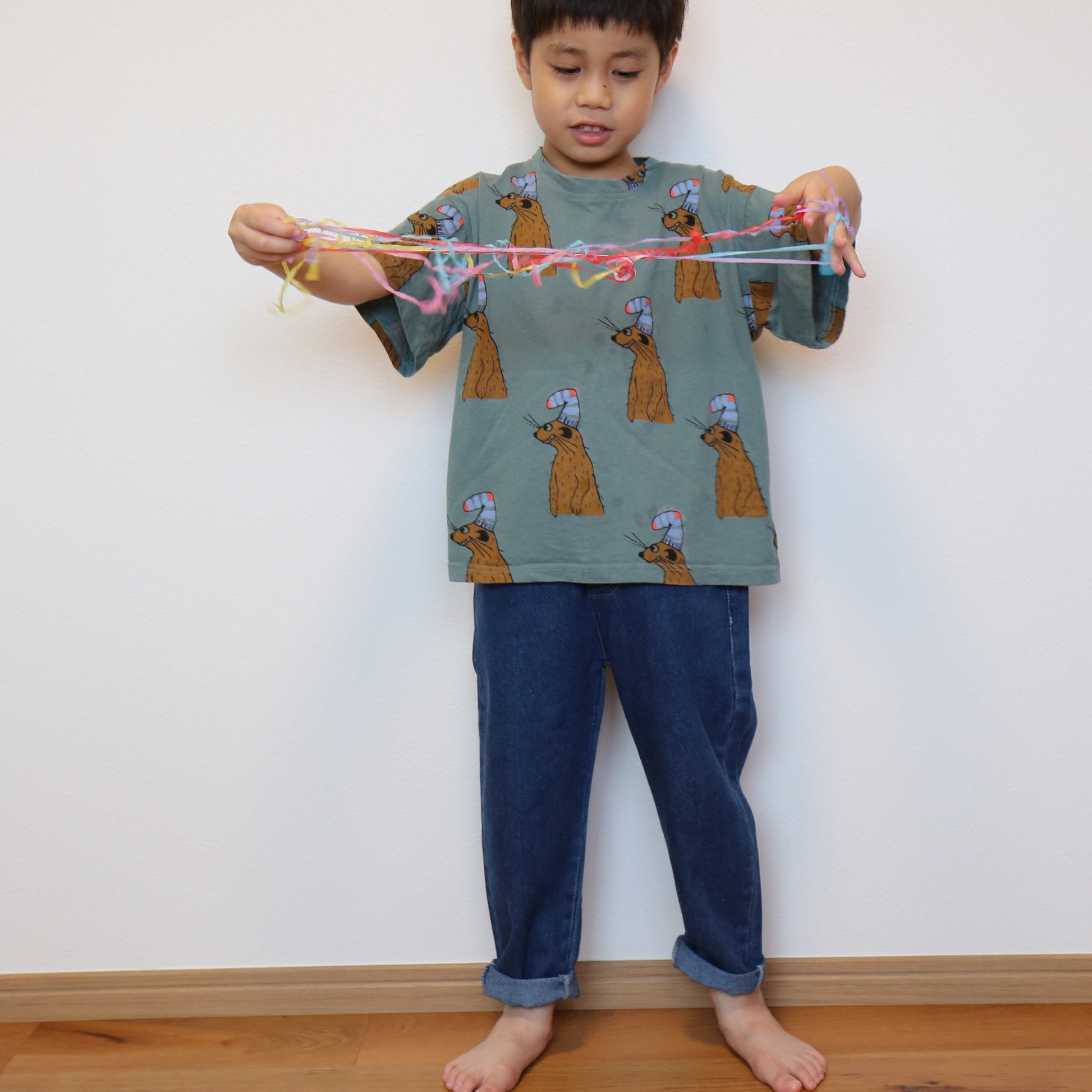 バックポケット付 デニムパンツ / back pocket long denim (こども服) - kids clothes shop GUZUGUZU