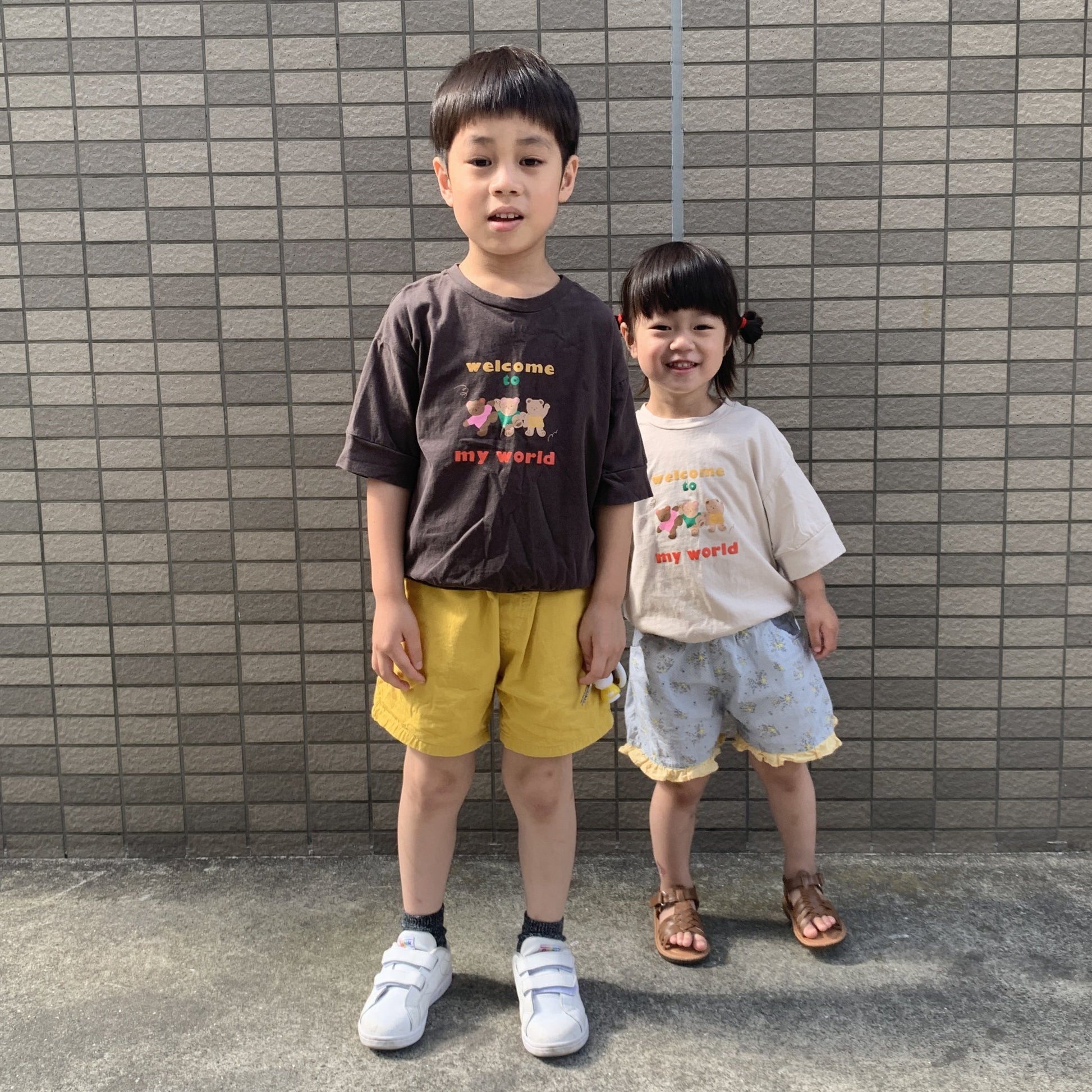 フラワー フリル ショートパンツ / flower frill short pants (こども服) - kids clothes shop GUZUGUZU