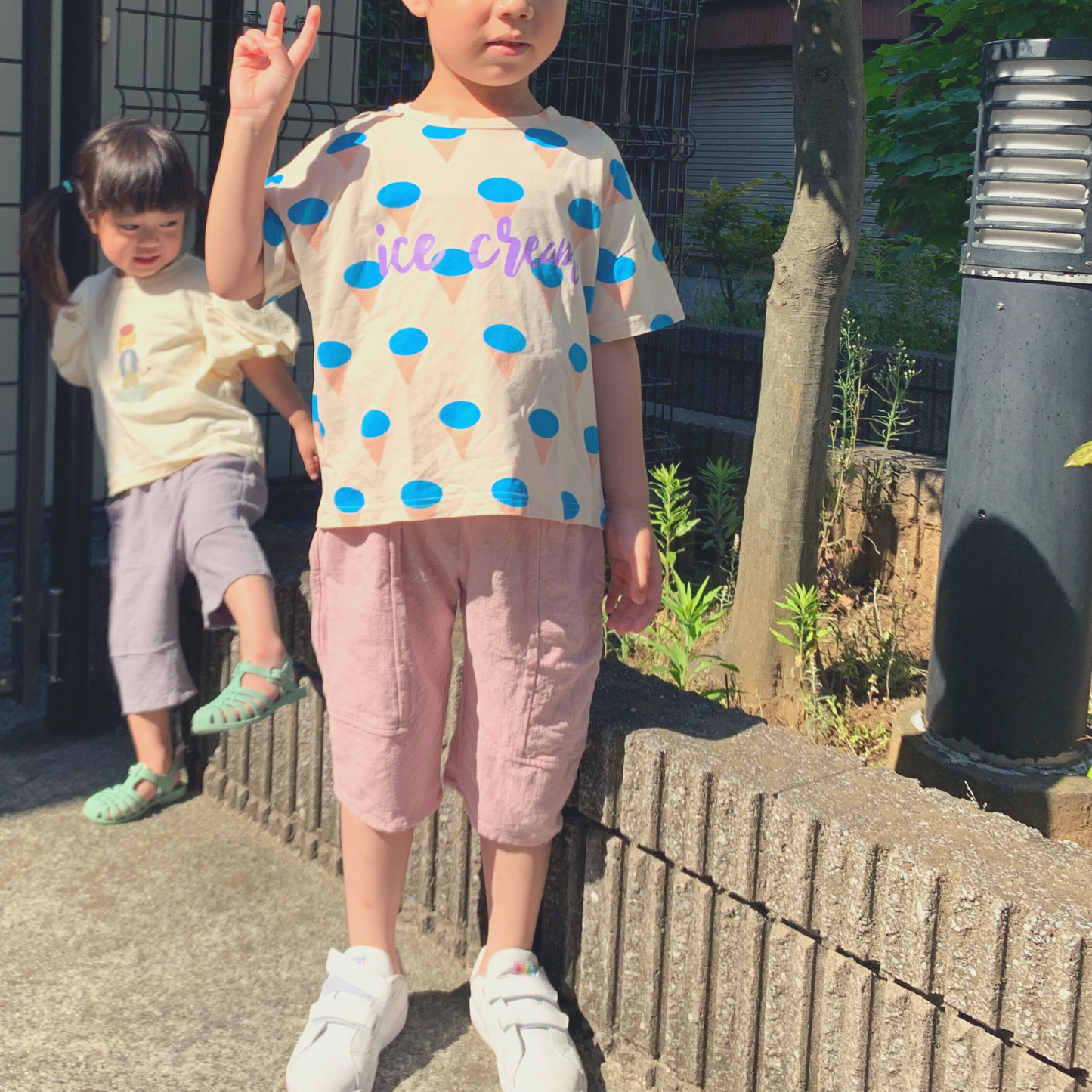 サマー コットン パンツ / summer cotton pants (こども服) - kids clothes shop GUZUGUZU