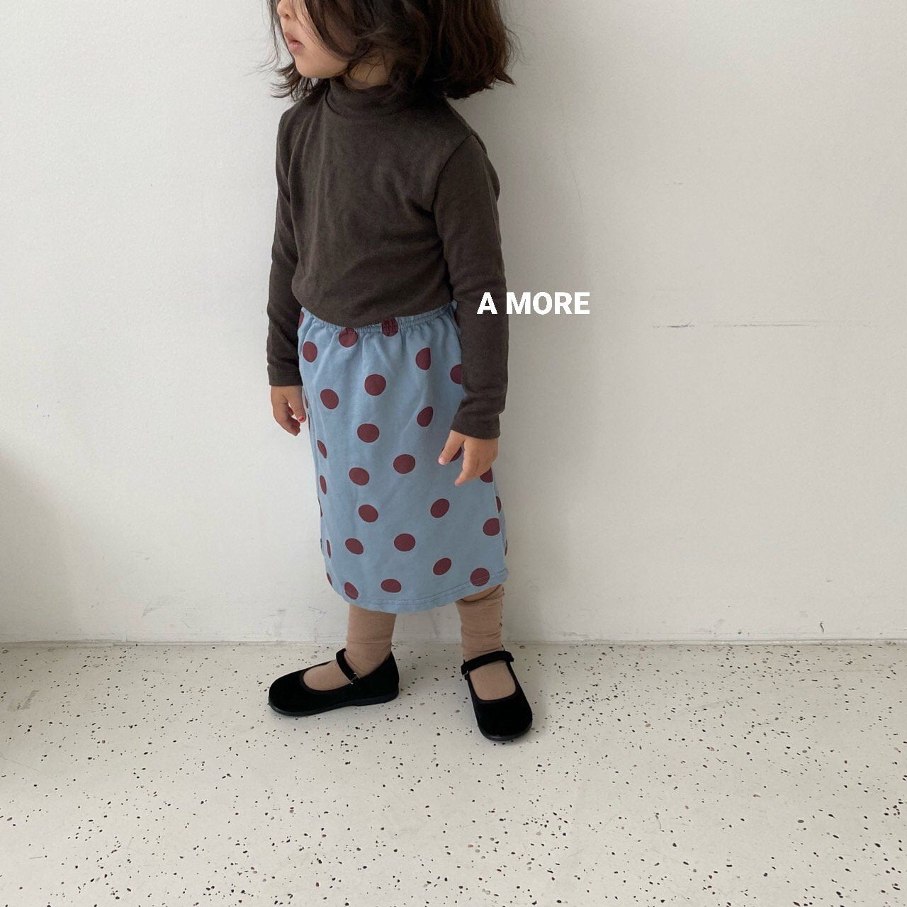 A MORE ドットロングスカート – kids clothes shop GUZUGUZU