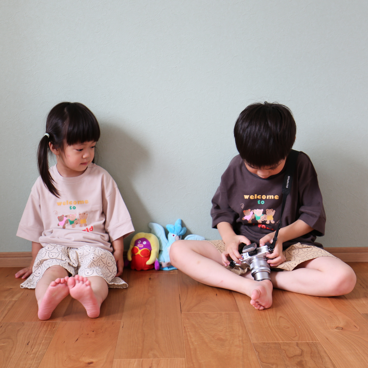 くまさん プリント Tシャツ / three bears Tee (こども服) - kids clothes shop GUZUGUZU